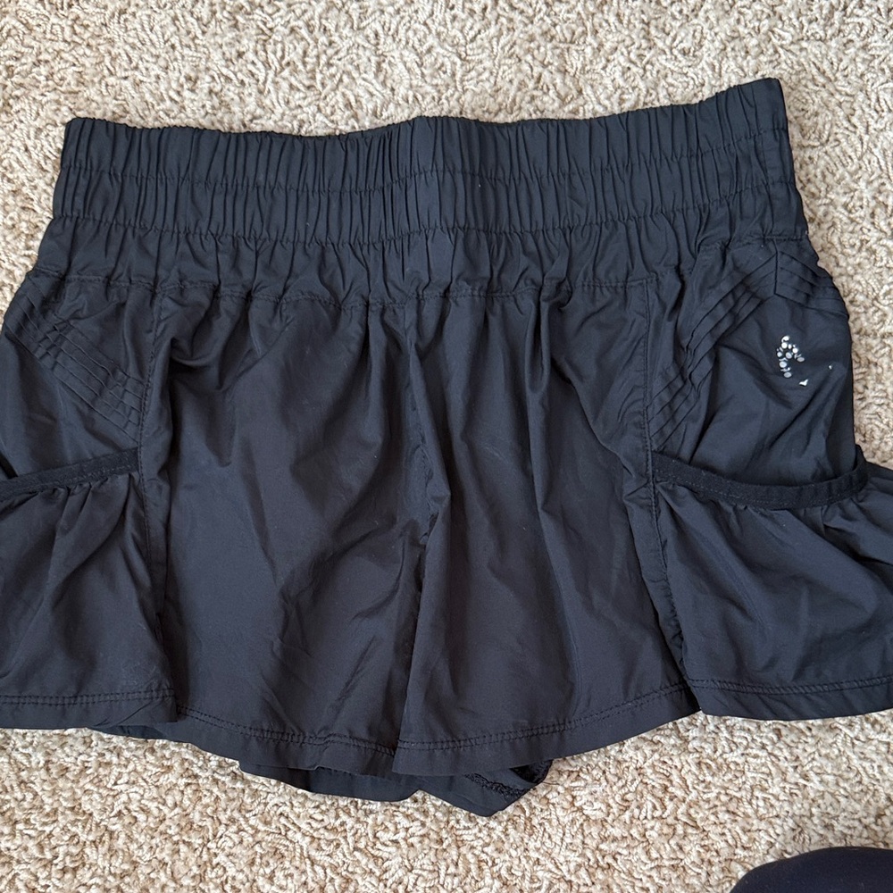 FP Movement Get Your Flirt On black shorts